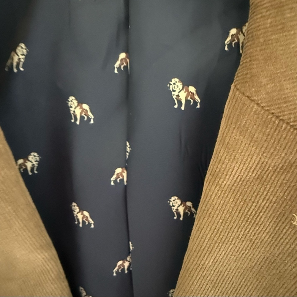 Ralph Lauren Men Classic Fit Ultraflex Corduroy English Bulldog Sport Coat 46R - Picture 4 of 11